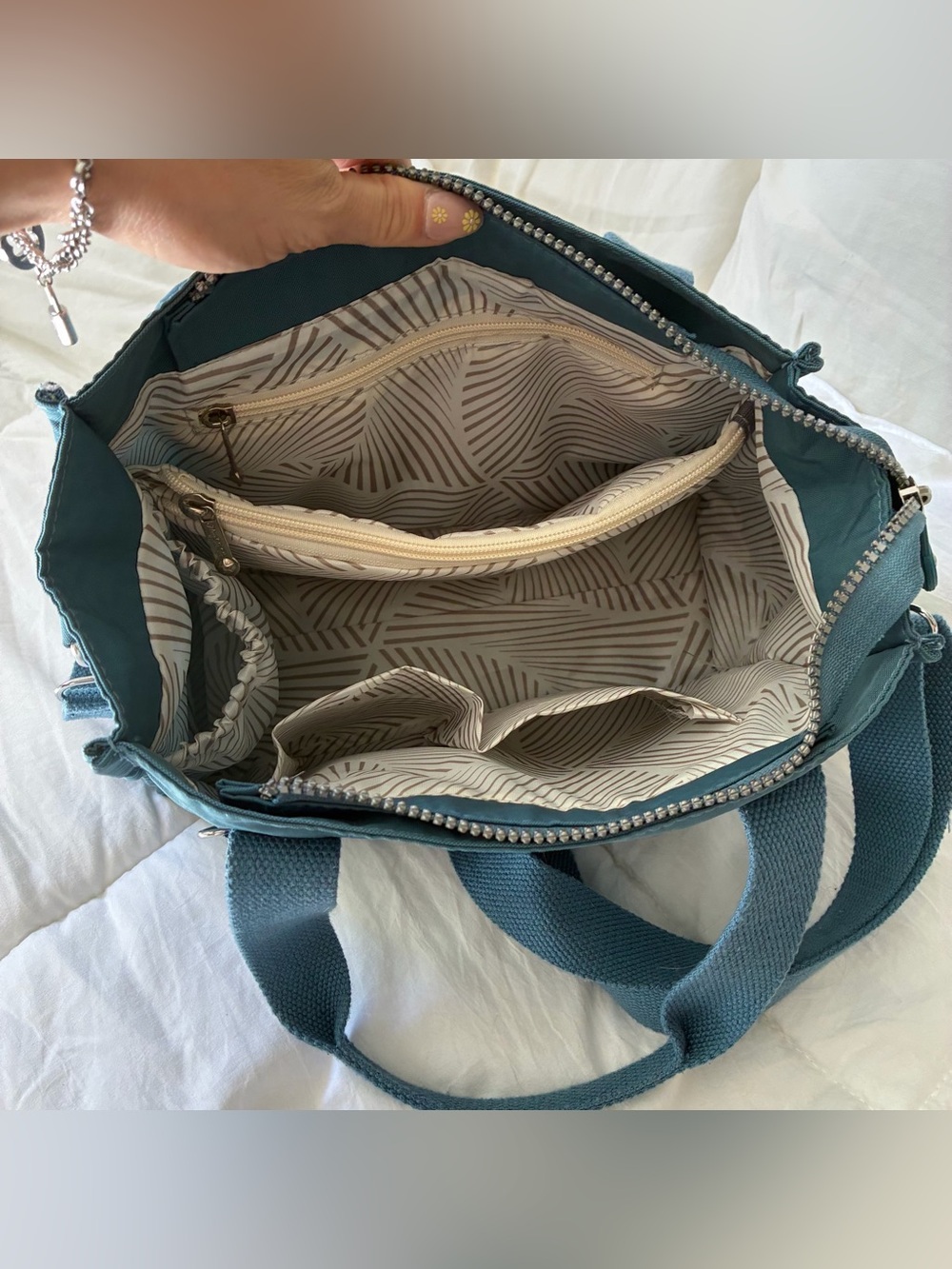 Aocina blue cute crossbody tote bag - Picture 5 of 7
